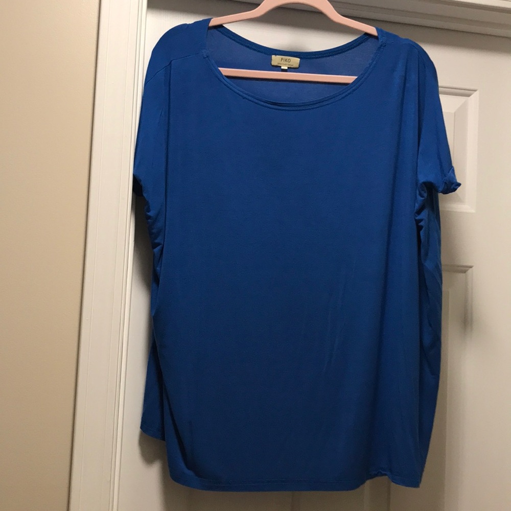 Royal Blue Piko Top